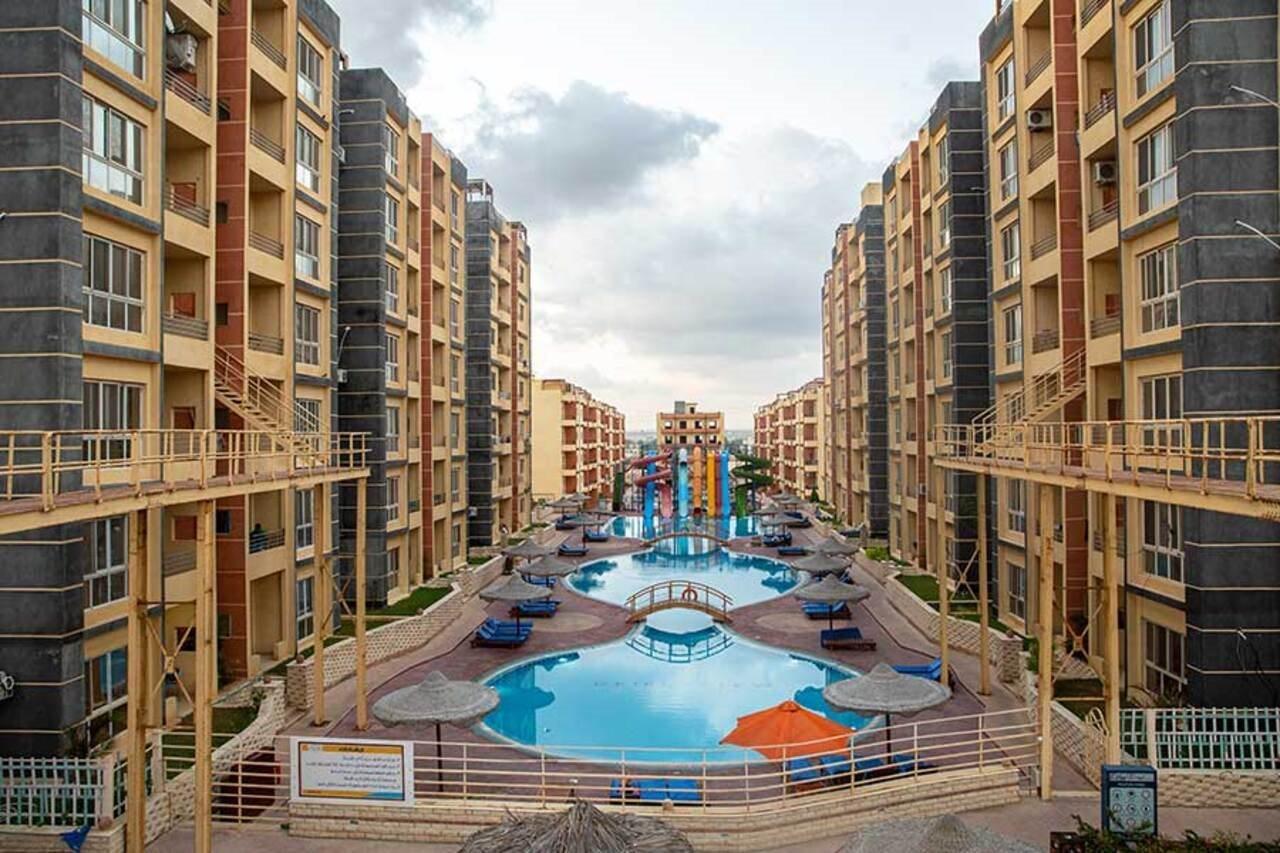 Hotel Retal View North Coast Aqua Park El Alamein Exterior foto